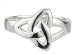 Sterling Silver Trinity Knot Ring WBS2679