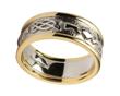 Ladies 14K Gold Claddagh Celtic Knot Wedding Band WBWED247