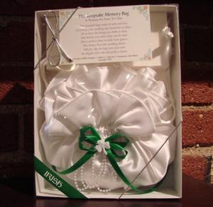 Wedding Satin Keepsake Memory Bag WBKBC0823