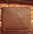 Men's Brown Wallet with Celtic Design WBLRWA