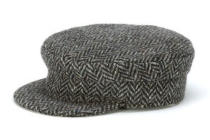 Mens and Ladies Donegal Tweed Skipper Cap WBHH11V