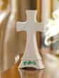 Belleek China Standing Easter Lily Cross WBB2582
