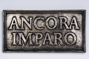 Ancora imparo Plaque Wall Hanging from Wild Goose Studio WBWG330.2