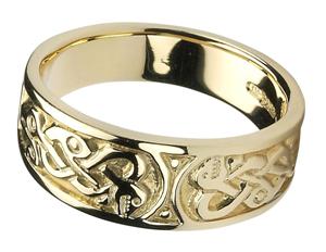 Ladies 14k Gold Celtic Ring WBCTR1
