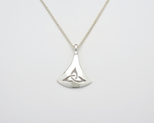 Sterling Silver Ogham Trinity Knot Pendant WBFP22SIL