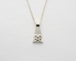Sterling Silver Ogham Double Trinity Knot Pendant WBFP27SIL