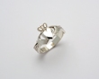 Ladies Sterling Silver Claddagh Ring with Trinity Knot Cuffs WBFR116SIL
