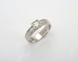 14k Gold Corrib Claddagh Trilogy Ring with Diamonds WBFR124-45
