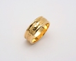 Men's 14k Gold Narrow Corrib Claddagh Wedding Band WBFR127