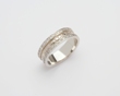 14k White Gold Men's Corrib Claddagh Ring WBFR3125P