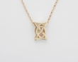14k Gold Celtic Knot Slider Pendant WBFSP350