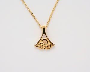 14k Gold Celtic Spiral Pendant WBFSP420