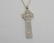 Sterling Silver Ogham Drumcliffe High Cross Pendant WBFXP54SIL