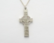 Sterling Silver Ogham Large Muiredeach Monasterboice High Cross Pendant WBFXP61SIL