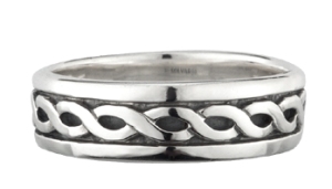 Ladies Sterling Silver Celtic Ring WBS2648