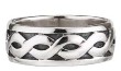 Men's Sterling Silver Celtic Band WBS2649