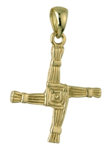 10k Gold St Bridgid's Cross Pendant WBS4279