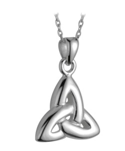 Sterling Silver Trinity Knot Pendant WBS44132