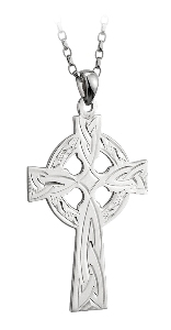 Sterling Silver Celtic Cross Pendant WBS4731