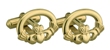 Sterling Silver Claddagh Cuff Links WBS6412