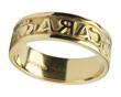 Men's 14k Gold Mo Anam Cara (My Soul Mate) Wedding Band WBWED184