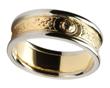 Ladies 14k Gold Warrior Shield Wedding Band WBWED26