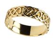 Men's 14k Gold Closed Celtic Knot Wedding Band WBWED84