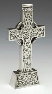 Wedding Pewter Standing Celtic Cross WBP230